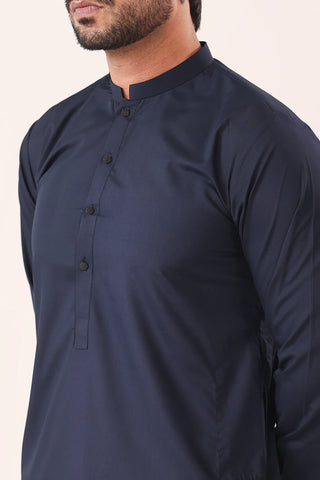Navy Blue Kurta Shalwaar