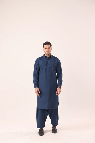 Royal Blue Kameez Shalwaar