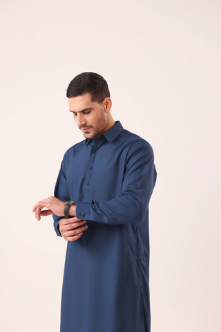 Royal Blue Kameez Shalwaar