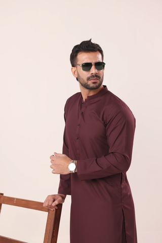 Maroon Kurta Shalwaar