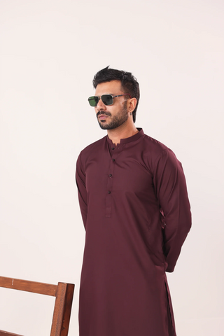 Maroon Kurta Shalwaar