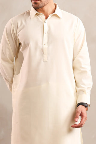 Cream Kameez Shalwaar