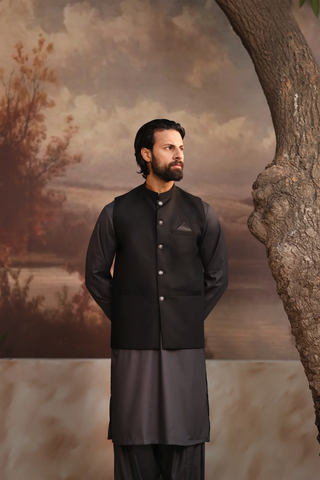 Black Waist Coat
