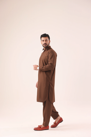 Brown Kurta Shalwaar