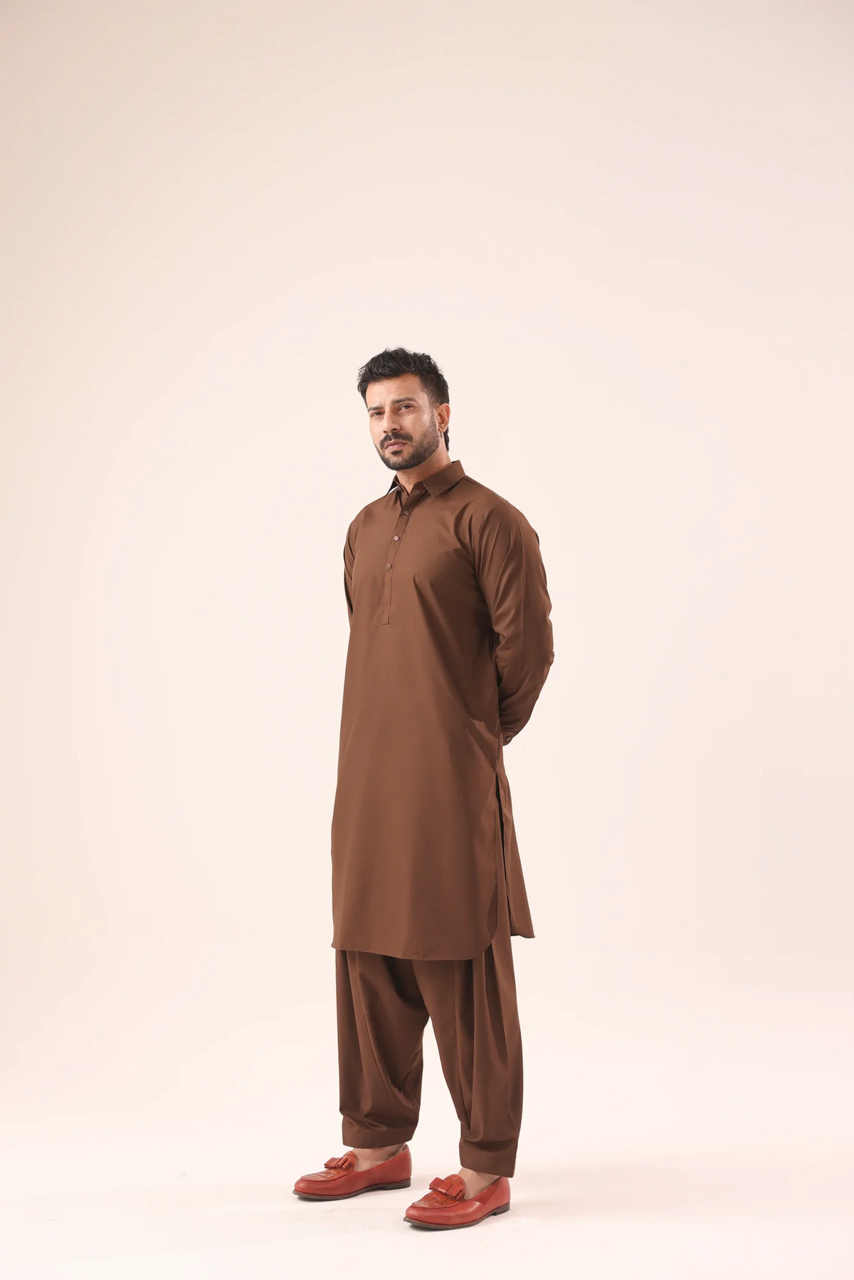 Brown Kameez Shalwaar