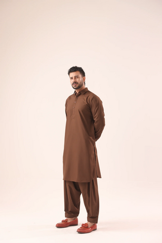 Brown Kameez Shalwaar