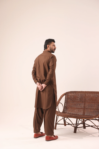 Brown Kameez Shalwaar