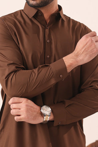 Brown Kameez Shalwaar