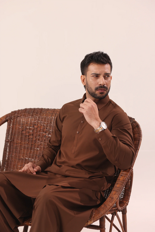 Brown Kurta Shalwaar