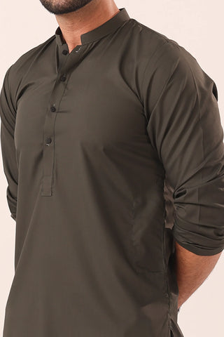 Dark Green Kurta Shalwaar