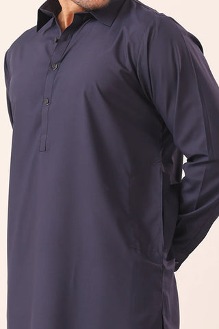 Dark Violet Kameez Shalwaar