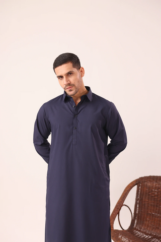 Dark Violet Kameez Shalwaar