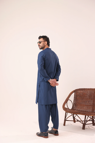 Dark Blue Kurta Shalwaar