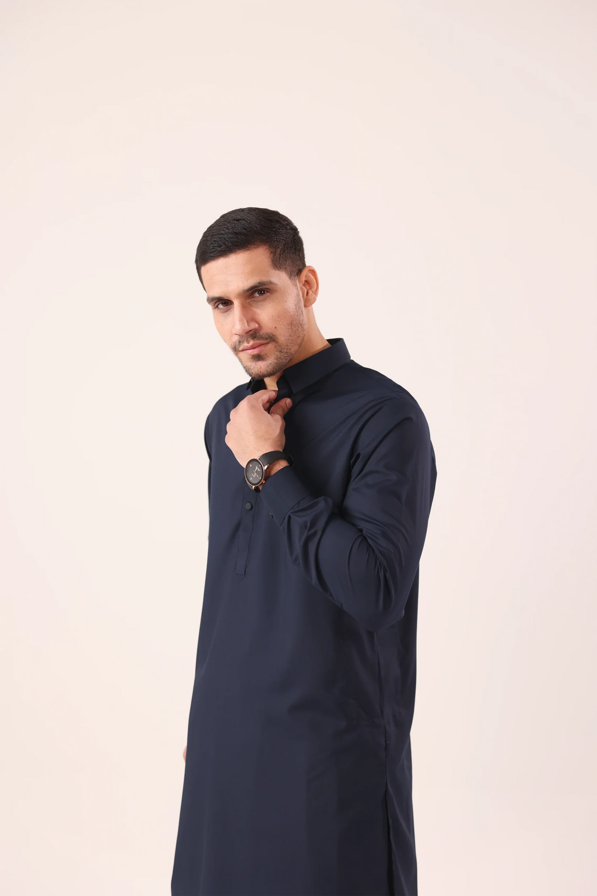 Navy Blue Kameez Shalwaar