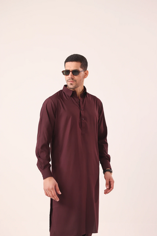 Maroon Kameez Shalwaar