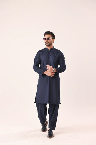 Navy Blue Kurta Shalwaar