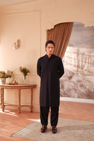 Classic Black Kameez Shalwar