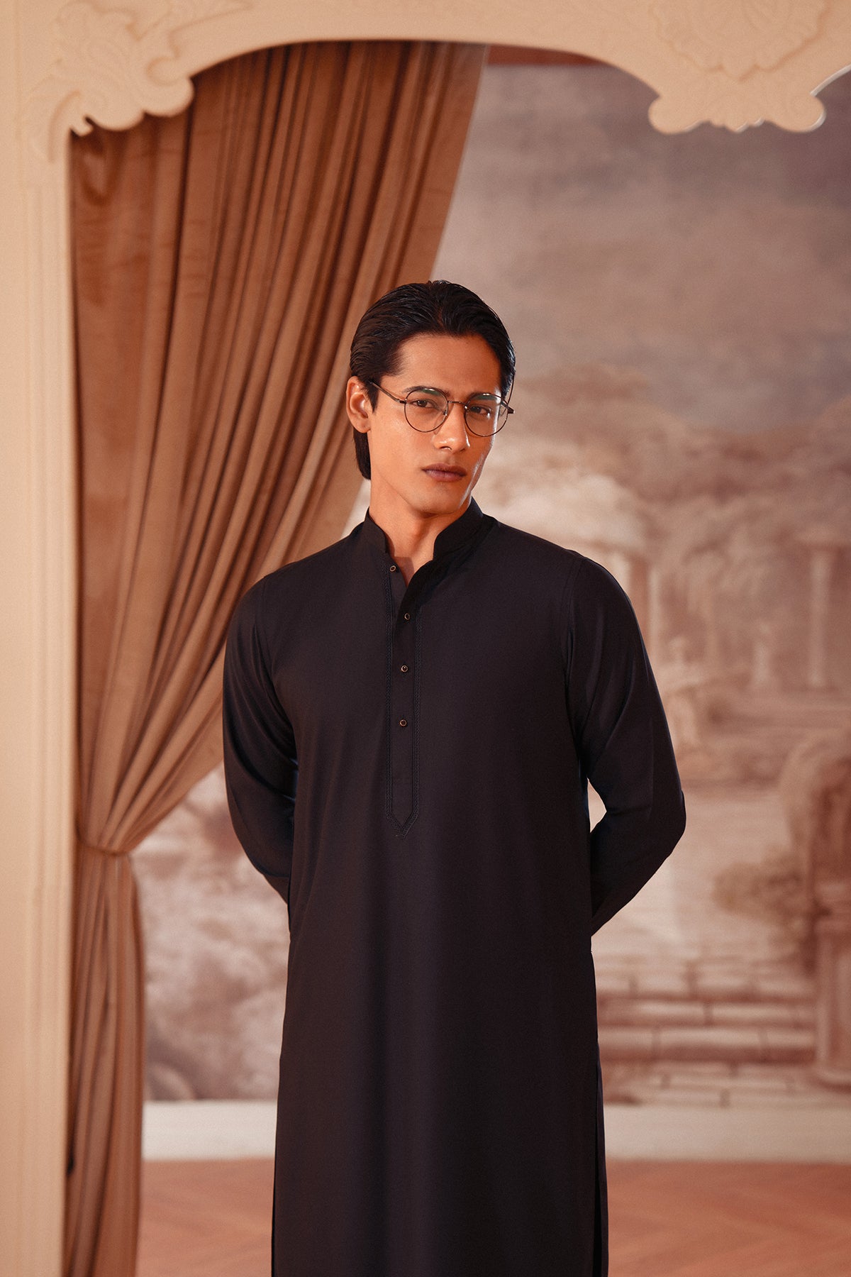 Classic Black Kameez Shalwar