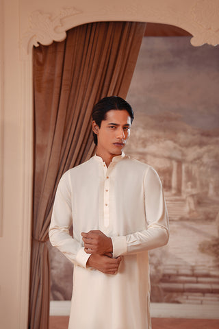 Color-on-Color Embroidered Kameez Shalwar