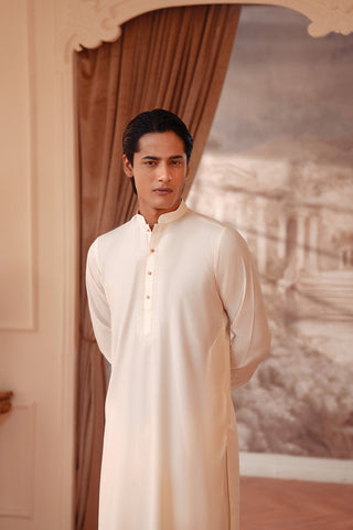Color-on-Color Embroidered Kameez Shalwar