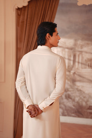 Color-on-Color Embroidered Kameez Shalwar