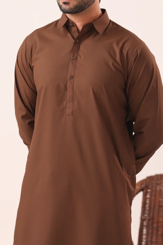 Brown Kurta Shalwaar - Image 6