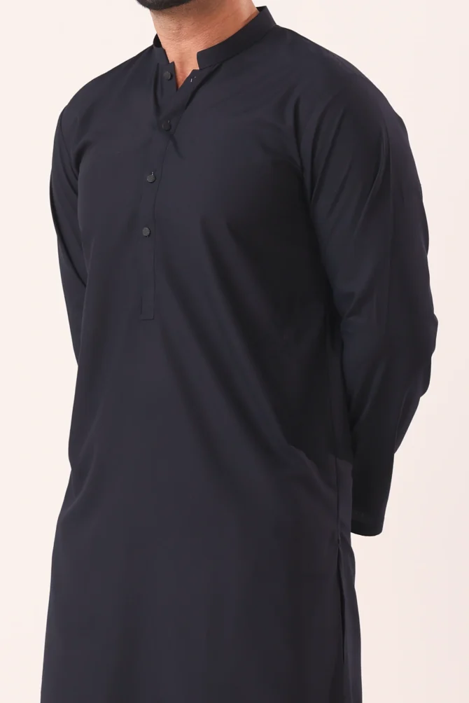 Royal Blue Kurta Shalwaar - Image 4